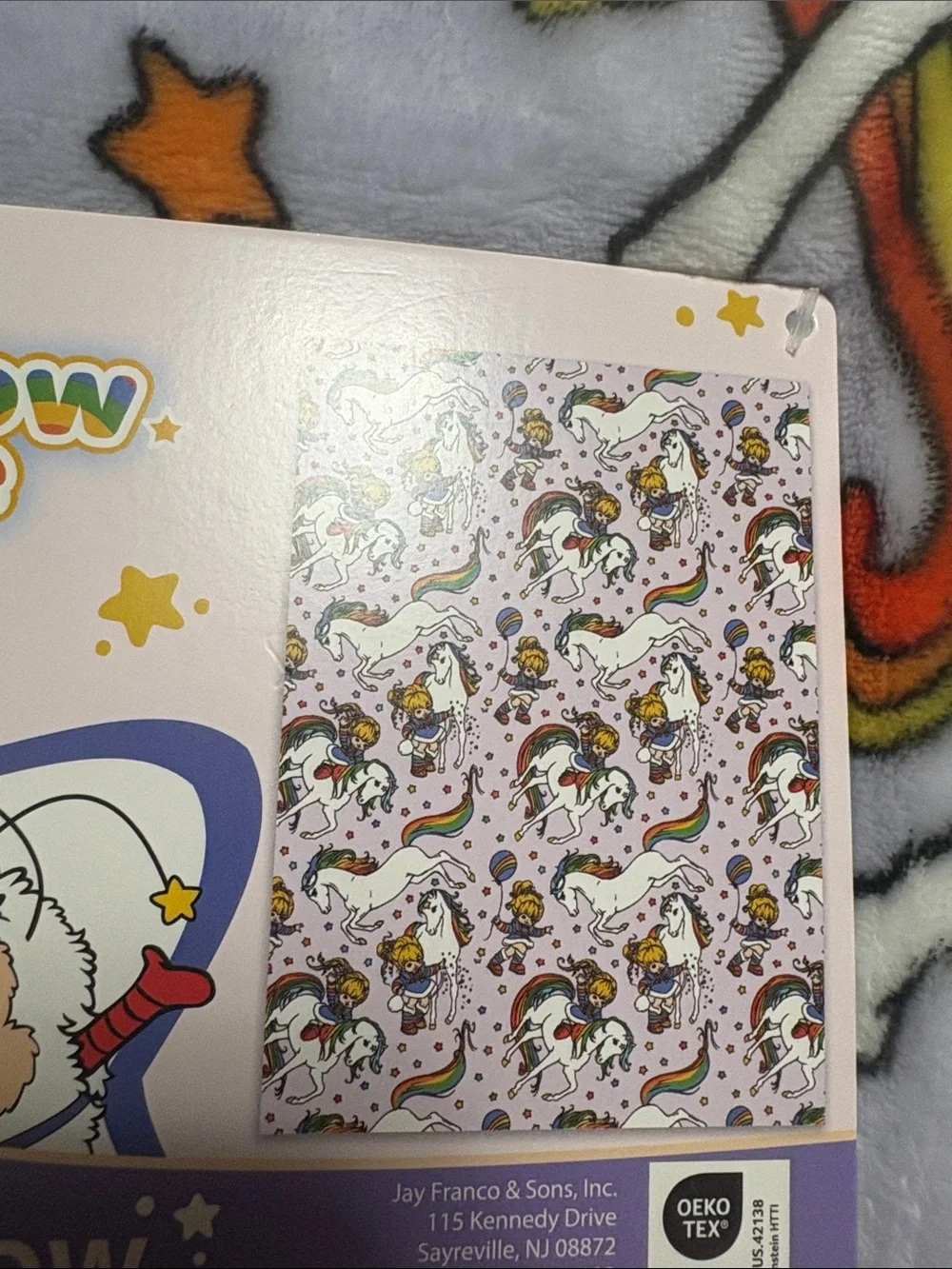Rainbow Brite Throw Blanket